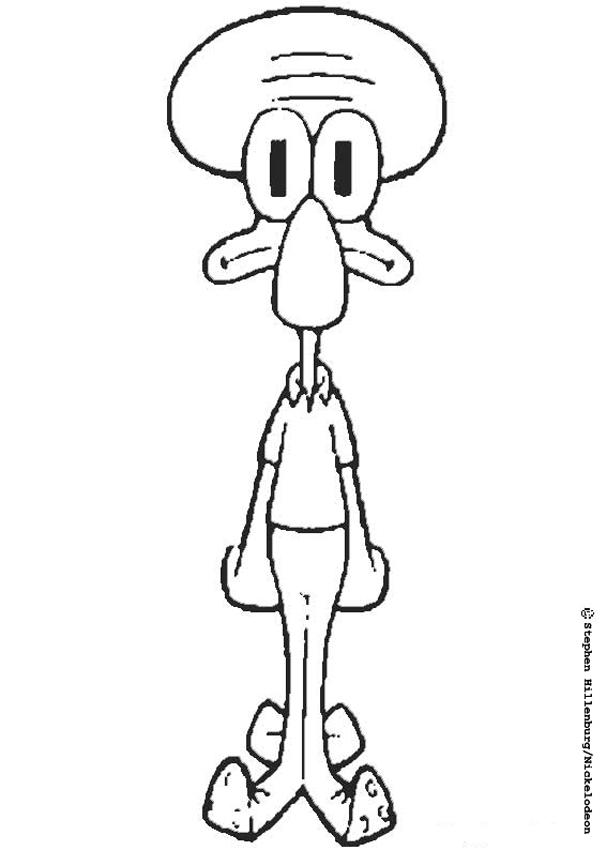 Plansa de colorat cu Spongebob 116 20